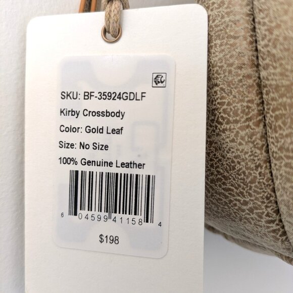 HOBO 🎄🎁 Kirby Crossbody Gold Leaf One Size Womens Bag Purse - Picture 13 of 13